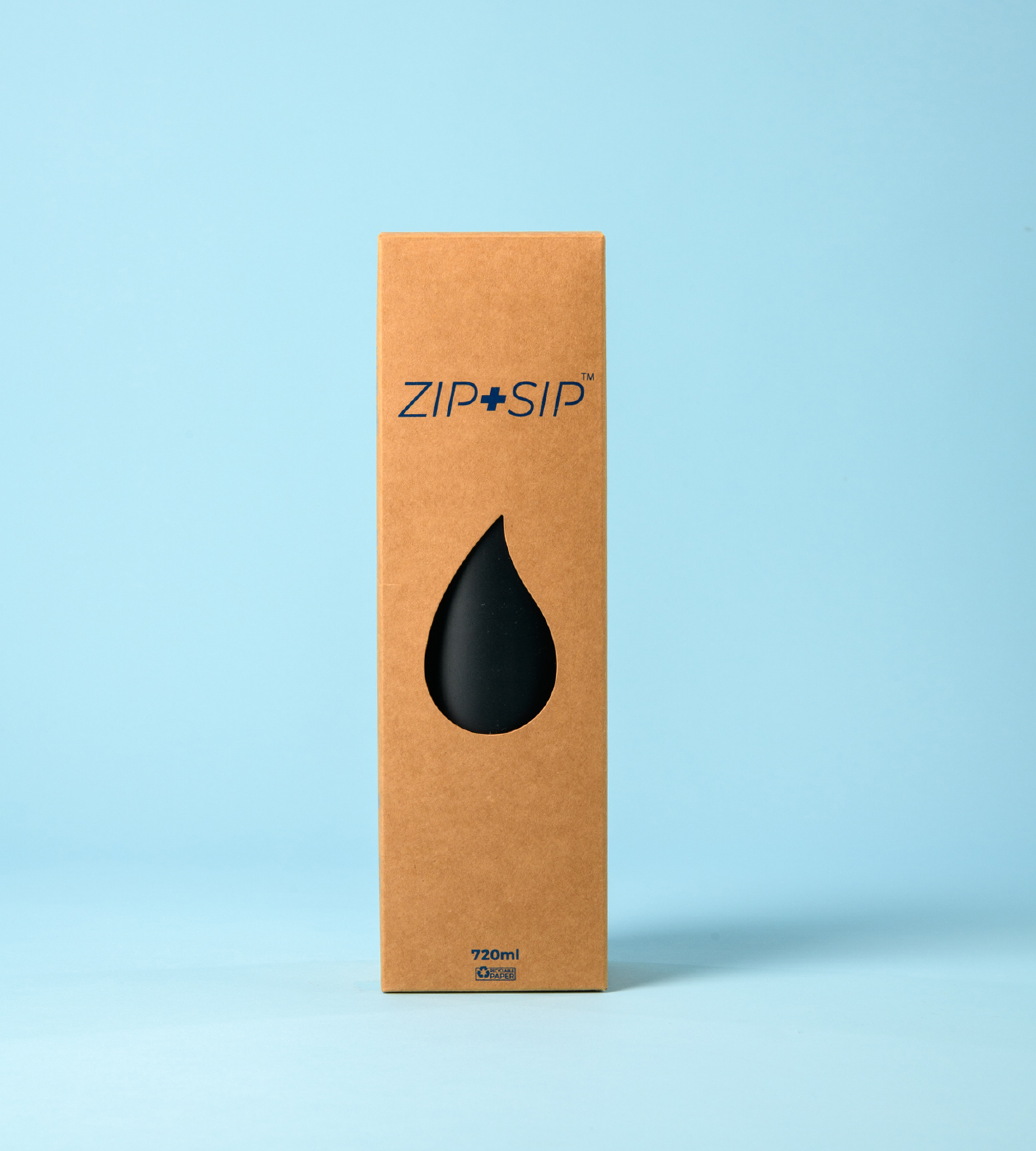 ZIP + SIP 720ml Midnight Black